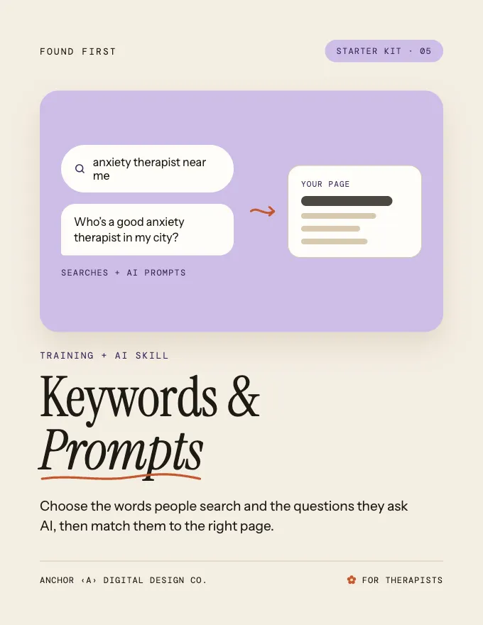 Keywords & Prompts Training