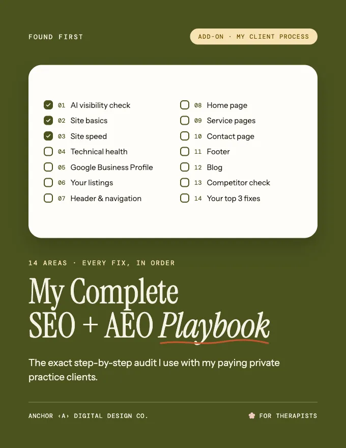 My Complete SEO + AEO Playbook