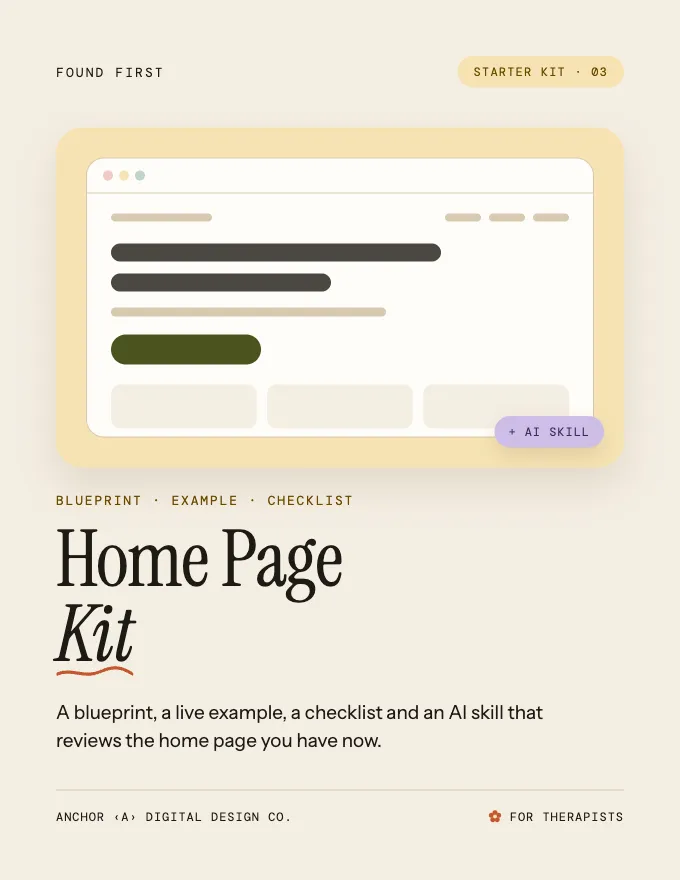 Home Page Kit