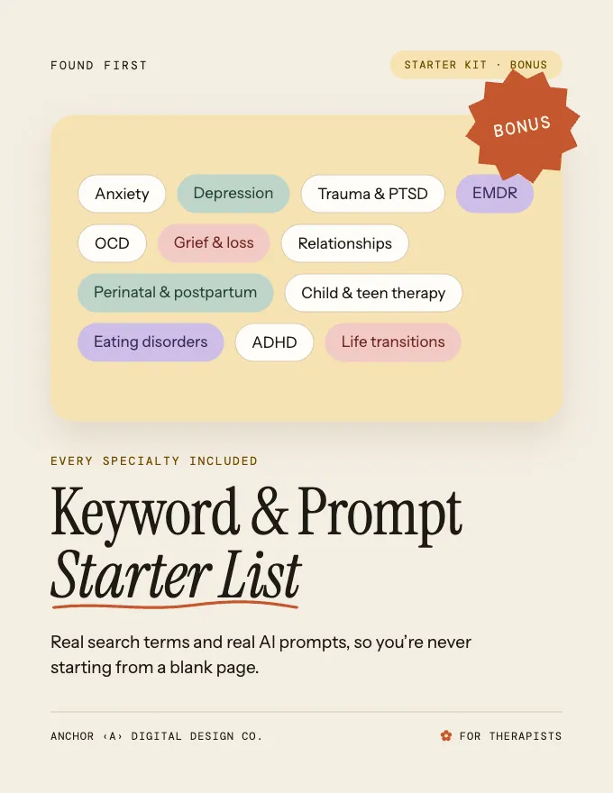 Keyword & Prompt Starter List